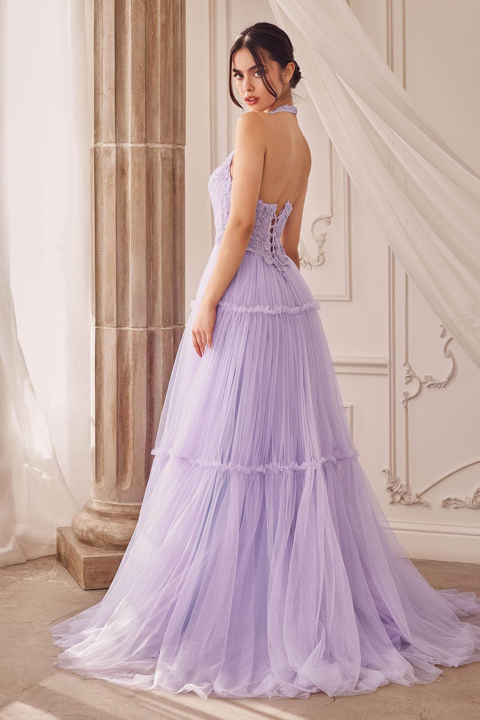 Andrea and Leo A1206 - Embroidered Halter Prom Dress 4 / Lavender - Shop Andrea and Leo dresses on Couture Candy at CoutureCandy.com Andrea and Leo A1206 - Embroidered Halter Prom Dress 4 / Lavender - Shop Andrea and Leo dresses on Couture Candy at CoutureCandy.com