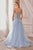 Andrea and Leo A1258 - Floral Beaded Corset Gown Prom Dresses