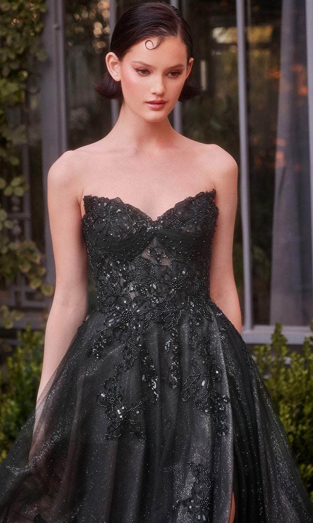Collective Dress - Andrea and Leo A1378 - Sweetheart Floral Sequin Prom Gown image 3