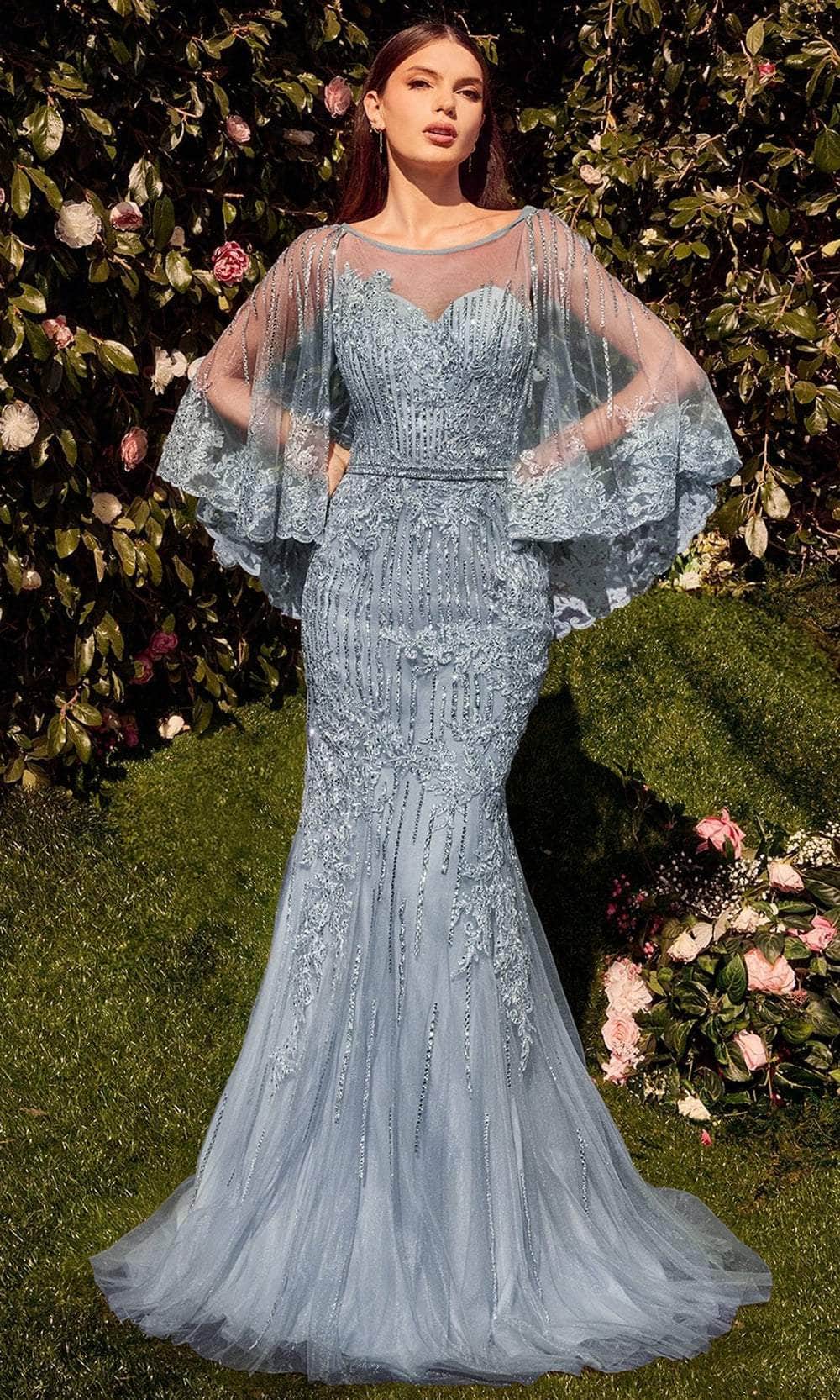 Andrea and Leo MA105 Prom Dress - Dusty Blue | NewYorkDress Andrea and Leo MA105 Prom Dress - Dusty Blue | NewYorkDress