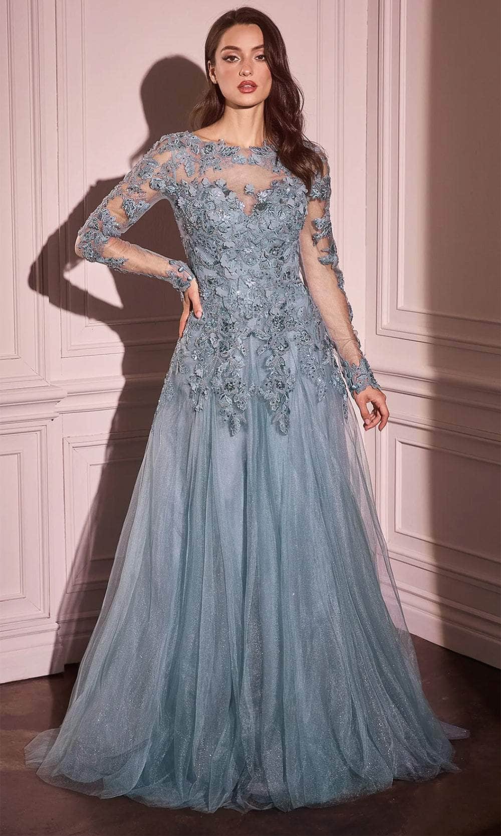 Andrea and Leo MA108 - Long Tulle A-Line Dress