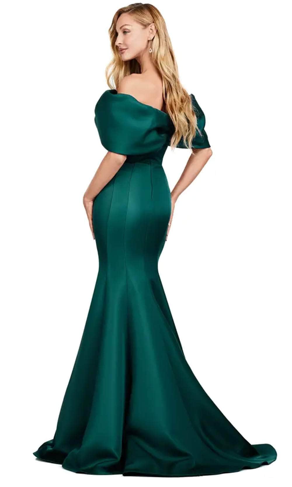 Ashley Lauren 11413 - Bow Accent Satin Mermaid Gown 12 / Ivory/Black - Shop Ashley Lauren dresses on Couture Candy at CoutureCandy.com Ashley Lauren 11413 - Bow Accent Satin Mermaid Gown 12 / Ivory/Black - Shop Ashley Lauren dresses on Couture Candy at CoutureCandy.com
