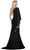 Ashley Lauren 11421 - Beaded Ruffled Sleeve Evening Gown Prom Dresses