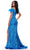 Ashley Lauren 11463 - Feather Sleeve Sequin Prom Dress Prom Dresses