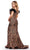 Ashley Lauren 11463 - Feather Sleeve Sequin Prom Dress Prom Dresses
