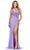 Ashley Lauren 11492 - Strappy Beaded Prom Dress Prom Dresses 00 / Lilac