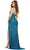 Ashley Lauren 11498 - Beaded High Slit Prom Gown Prom Dresses