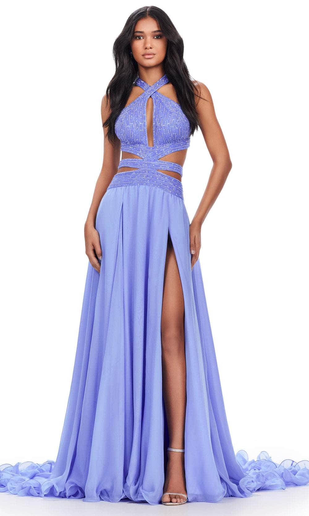 Ashley Lauren 11504 - Beaded Halter Bustier Prom Dress Couture Candy Ashley Lauren 11504 - Beaded Halter Bustier Prom Dress Couture Candy