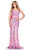 Ashley Lauren 11583 - Strapless Prom Gown with Detachable Bow Prom Dresses 00 / Candy Pink