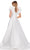 Ashley Lauren 11610 - Ruffle Sleeve Mikado Prom Dress Evening Dresses