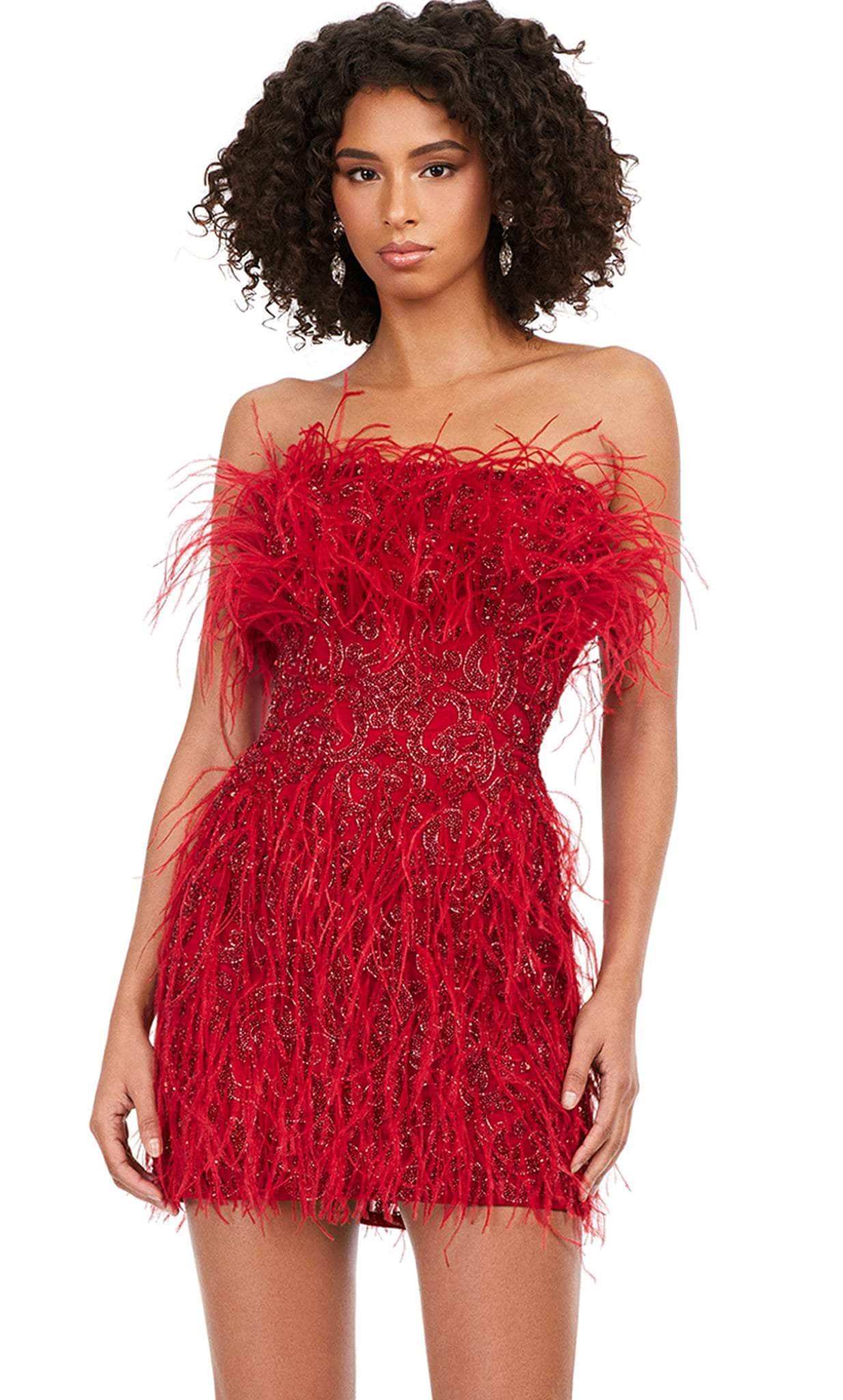 red feather cocktail dress FIESTA FEATHER LONG DRESS IN BURGUNDY RED | CULT MIA