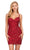 Ashley Lauren 4625 - V-Neck Sequin Cocktail Dress Special Occasion Dress