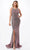 Aspeed Design D561 - Metallic Halter Evening Dress Evening Dresses XS / Mauve