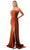 Aspeed Design D567 - Draped One Shoulder Evening Gown Evening Dresses