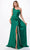 Aspeed Design D567 - Draped One Shoulder Evening Gown Evening Dresses XS / Hunter Green