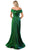 Aspeed Design L2727 - Pleated Off Shoulder Evening Gown Special Occasion Dress