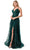 Aspeed Design L2769T - Glitter Evening Prom Dress with Slit Special Occasion Dress
