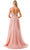 Aspeed Design L2780A - Plunging A-Line Evening Gown Special Occasion Dress