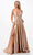 Aspeed Design P2216 - Sweetheart Twist Front Prom Gown Special Occasion Dress XS / Gold