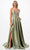 Aspeed Design P2216 - Sweetheart Twist Front Prom Gown Special Occasion Dress XS / Pistacho