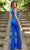 Ava Presley 28226 - Beaded Sleeve Asymmetric Jumpsuit Romper