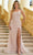 Ava Presley 28293 - Strapless Applique Prom Dress Special Occasion Dress 00 / Blush