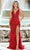 Ava Presley 28302 - Sequin Motif Prom Dress Special Occasion Dress 00 / Red