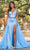 Ava Presley 28572 - Sequin V-Neck Prom Dress Special Occasion Dress 00 / Powder Blue