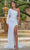 Ava Presley 28578 - Sequin One-Shoulder Evening Dress Special Occasion Dress 00 / White