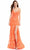 Ava Presley 36004 - Sequin V-Neck Prom Dress Special Occasion Dress 00 / Neon Orange