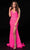 Ava Presley 36004 - Sequin V-Neck Prom Dress Special Occasion Dress 00 / Neon Pink