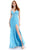 Ava Presley 36004 - Sequin V-Neck Prom Dress Special Occasion Dress 00 / Neon Turquoise