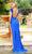 Ava Presley 37324 - Feather Prom Dress with Slit Special Occasion Dress