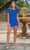 Ava Presley 38560 - Short Sleeve Rhinestone Embellished Dress Special Occasion Dress 0 / Royal