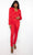 Ava Presley 38564 - Corset Fitted Jumpsuit Special Occasion Dress 0 / Red