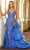 Ava Presley 38813 - Embellished Back Panel Prom Dress Special Occasion Dress 00 / Periwinkle