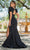 Ava Presley 38868 - Puff Sleeve Prom Dress with Slit Special Occasion Dress