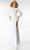 Ava Presley 39256 - Embellished Long Sleeve Evening Dress Special Occasion Dress 00 / White