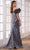 Ava Presley 39264 - Polka Dot Printed One-Sleeve Sequin Prom Dress Special Occasion Dress