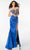 Ava Presley 39282 - Strapless Godets Mermaid Prom Gown Special Occasion Dress 00 / Royal