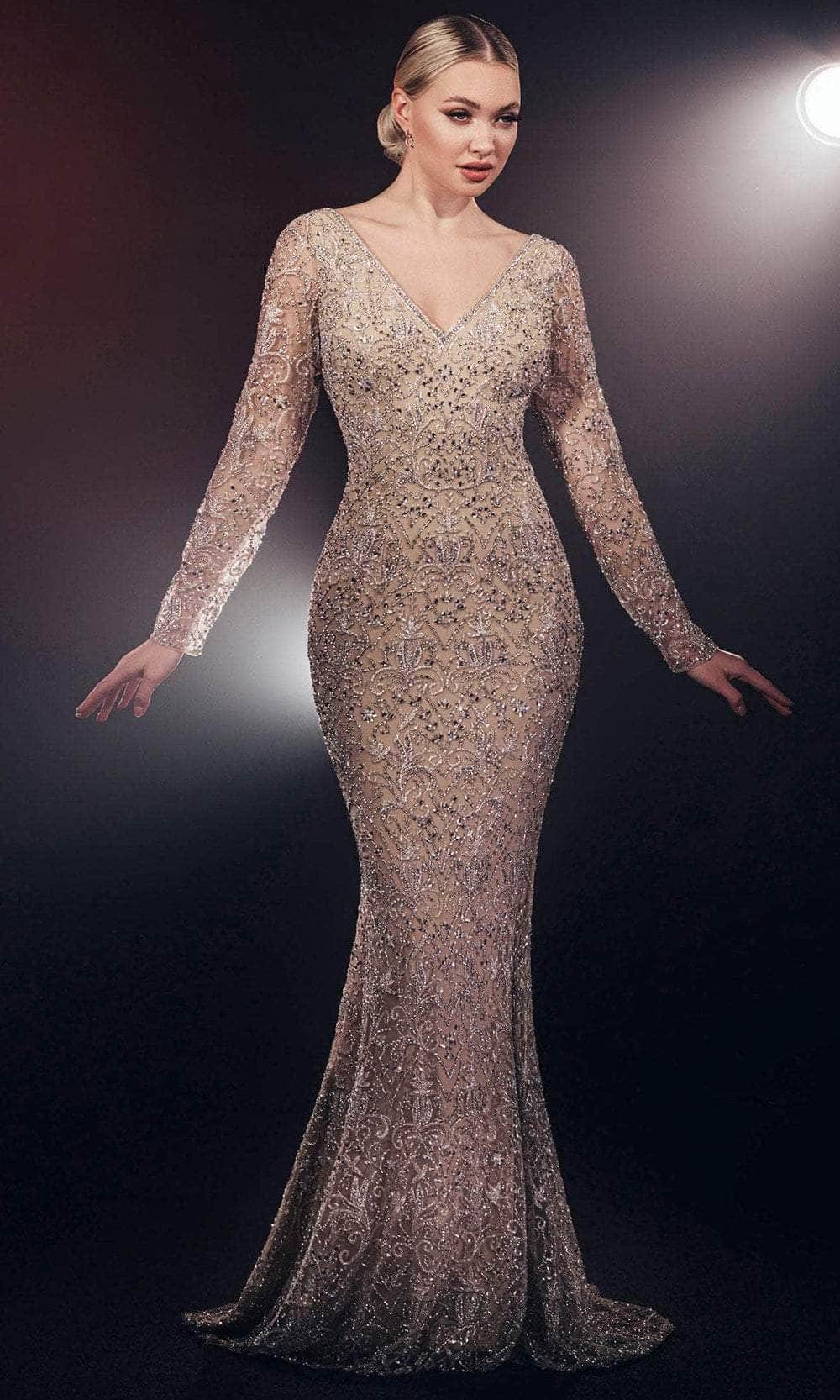 silver beaded mother of the bride dresses Stella Couture Size 16 24330 Silver Mother of Bride Dress