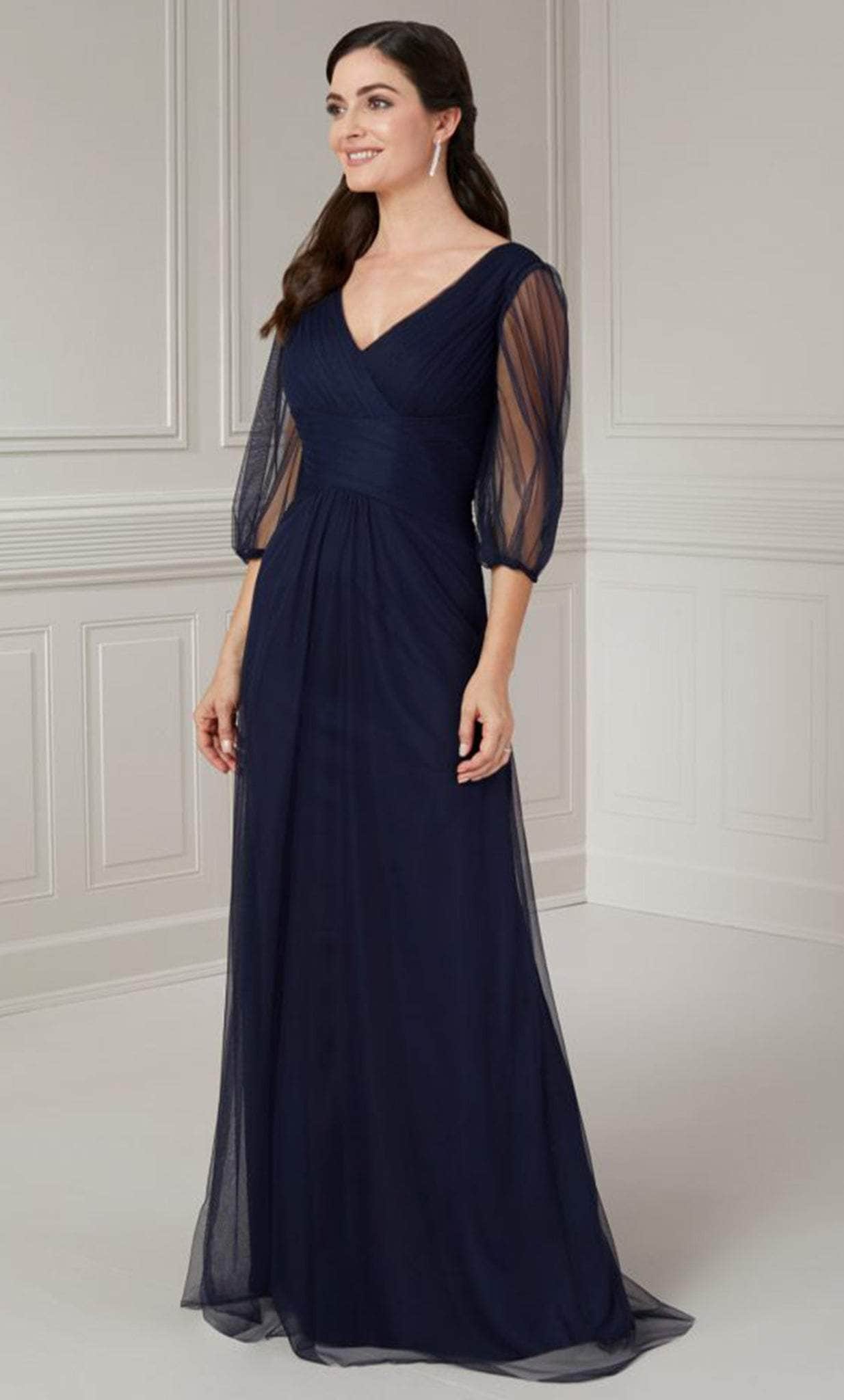 Christina Wu Elegance 17125 - Pleated Deep V-Neck Evening Gown 10 / Navy - Shop Christina Wu Elegance Dresses On Couture Candy at CoutureCandy.com Christina Wu Elegance 17125 - Pleated Deep V-Neck Evening Gown 10 / Navy - Shop Christina Wu Elegance Dresses On Couture Candy at CoutureCandy.com