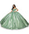 Cinderella Couture 8060J - Floral Applique Off-Shoulder Ballgown Special Occasion Dress