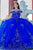 Cinderella Couture 8100J - Beaded Applique Off-Shoulder Ballgown Ball Gowns