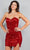 Cinderella Couture 8112J - Strapless Sequin Cocktail Dress Special Occasion Dress