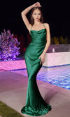 Cinderella Divine BD7044 - Mermaid Prom Gown with Cowl Neckline Prom Dresses5