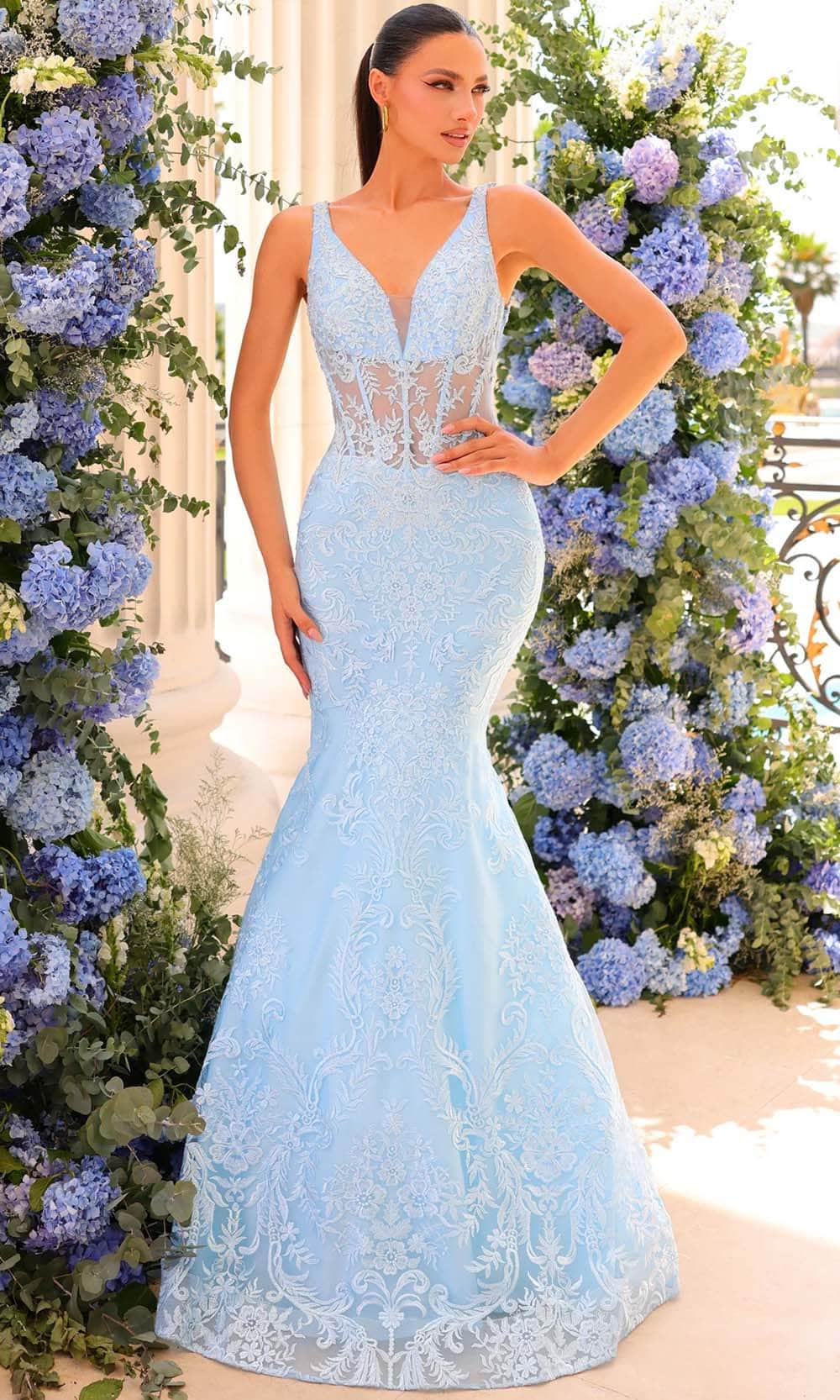 Clarisse 810885 Prom Dress - Baby Blue | NewYorkDress Clarisse 810885 Prom Dress - Baby Blue | NewYorkDress