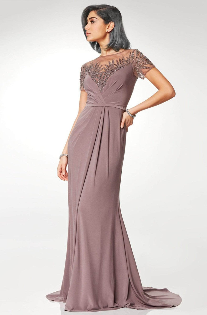 Clarisse - 3503 Sleeveless Crochet Detail Evening Gown main image 1