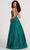 Colette By Daphne CL2029 - Lace Embroidered A-Line Prom Gown Prom Dresses