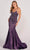 Colette By Daphne CL2043 - Sleeveless Mermaid Evening Gown Prom Dresses 00 / Plum